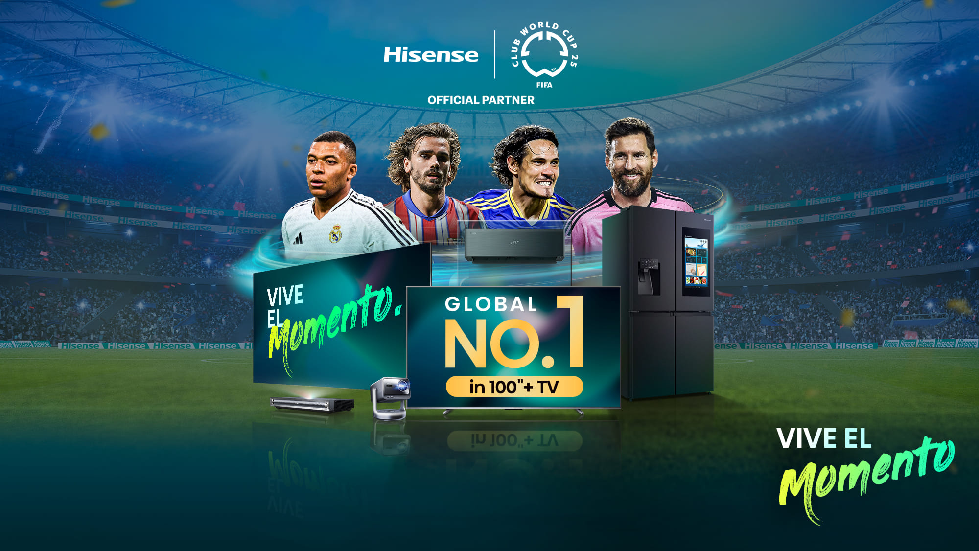 Banner header Hisense | Mundial de Clubes FIFA 2025™