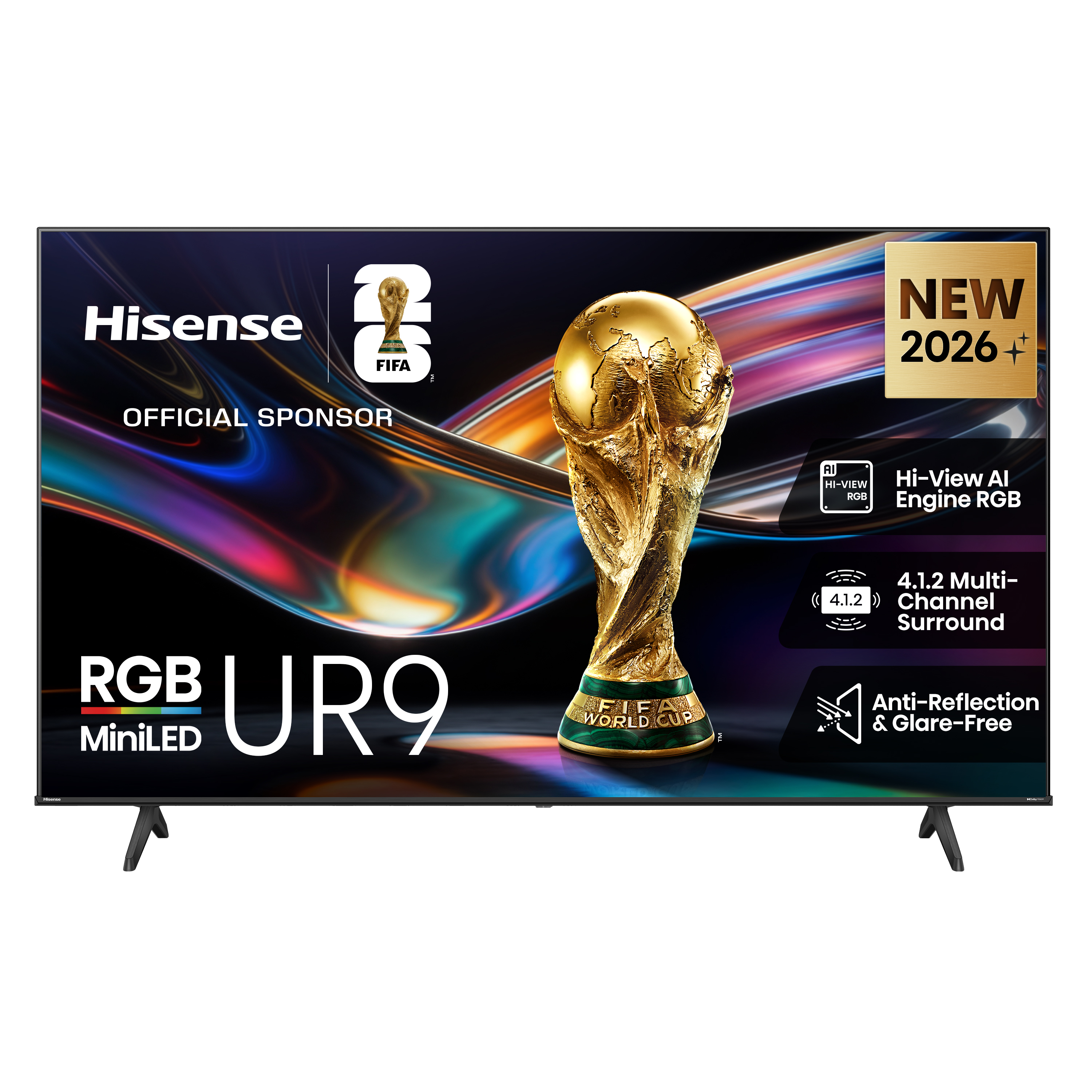 Serie UR9 RGB MiniLED TV Hisense