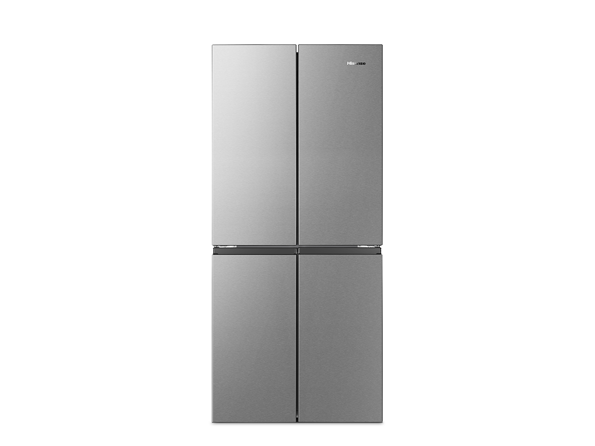 Hisense - RQ563N4SI2 – Frigorífico Americano 4 Puertas, Clase E , 454L, Inox