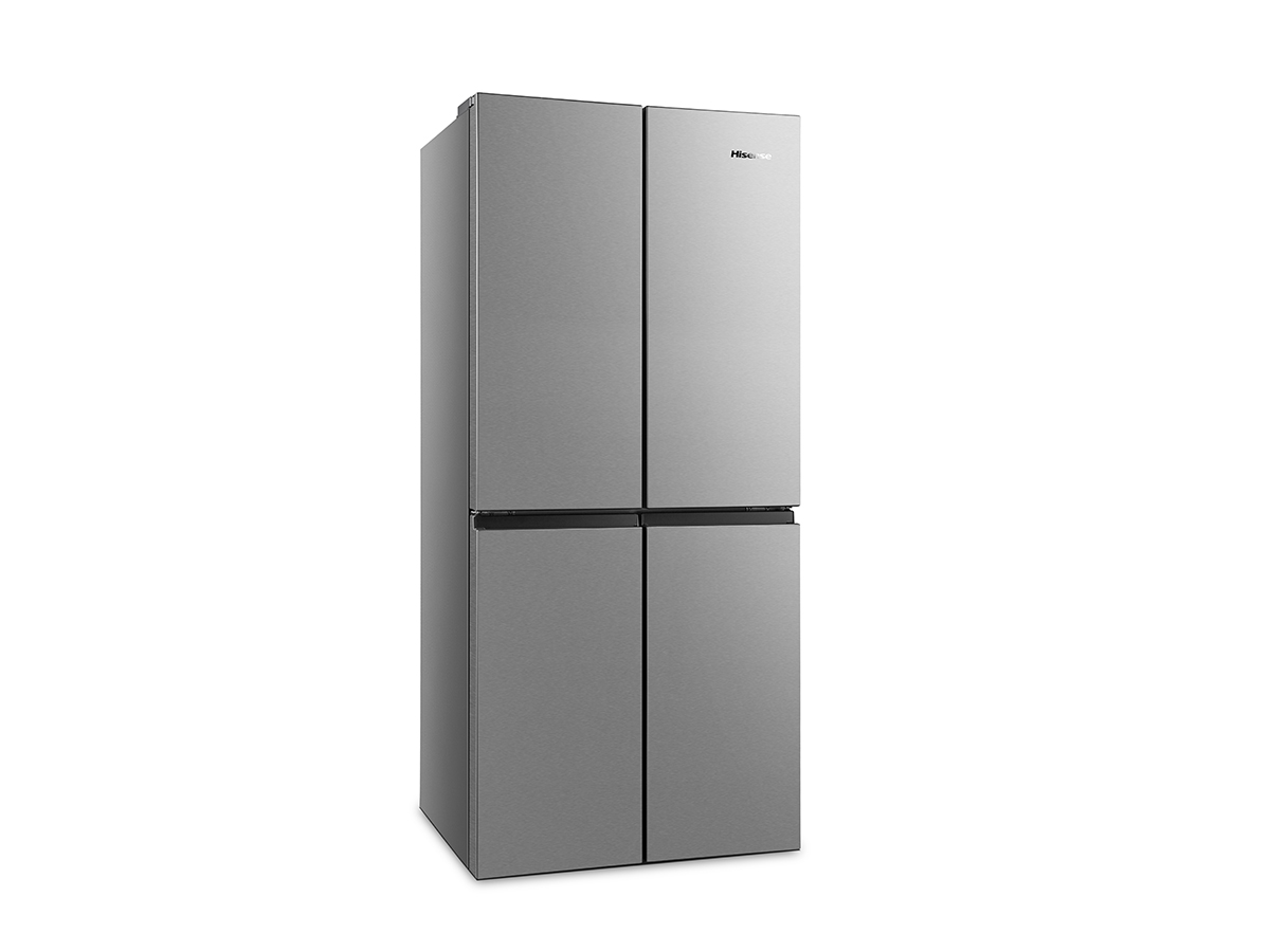 Hisense - RQ563N4SI2 – Frigorífico Americano 4 Puertas, Clase E , 454L, Inox