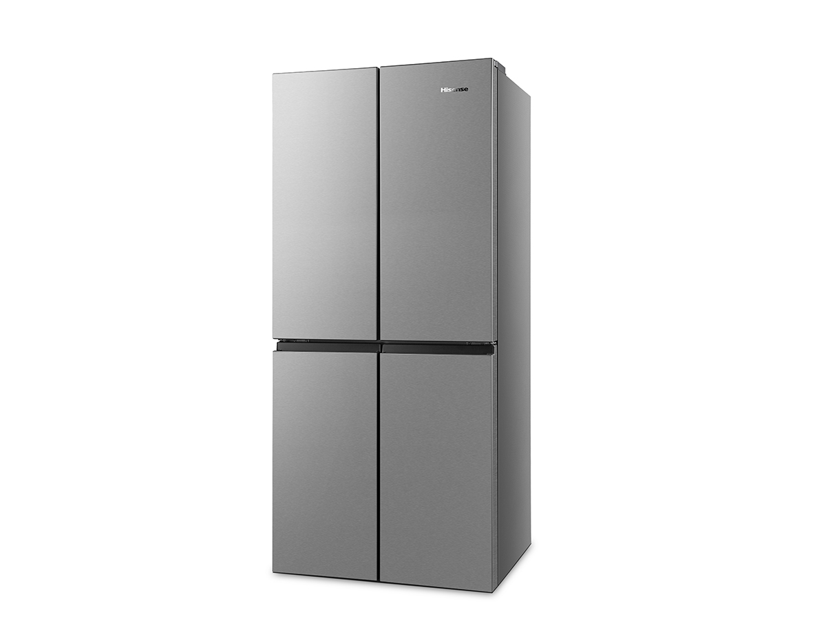 Hisense - RQ563N4SI2 – Frigorífico Americano 4 Puertas, Clase E , 454L, Inox