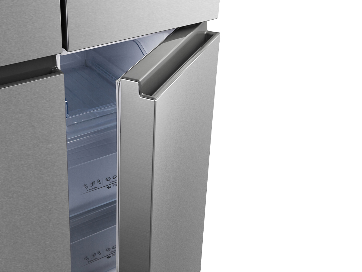 Hisense - RQ563N4SI2 – Frigorífico Americano 4 Puertas, Clase E , 454L, Inox