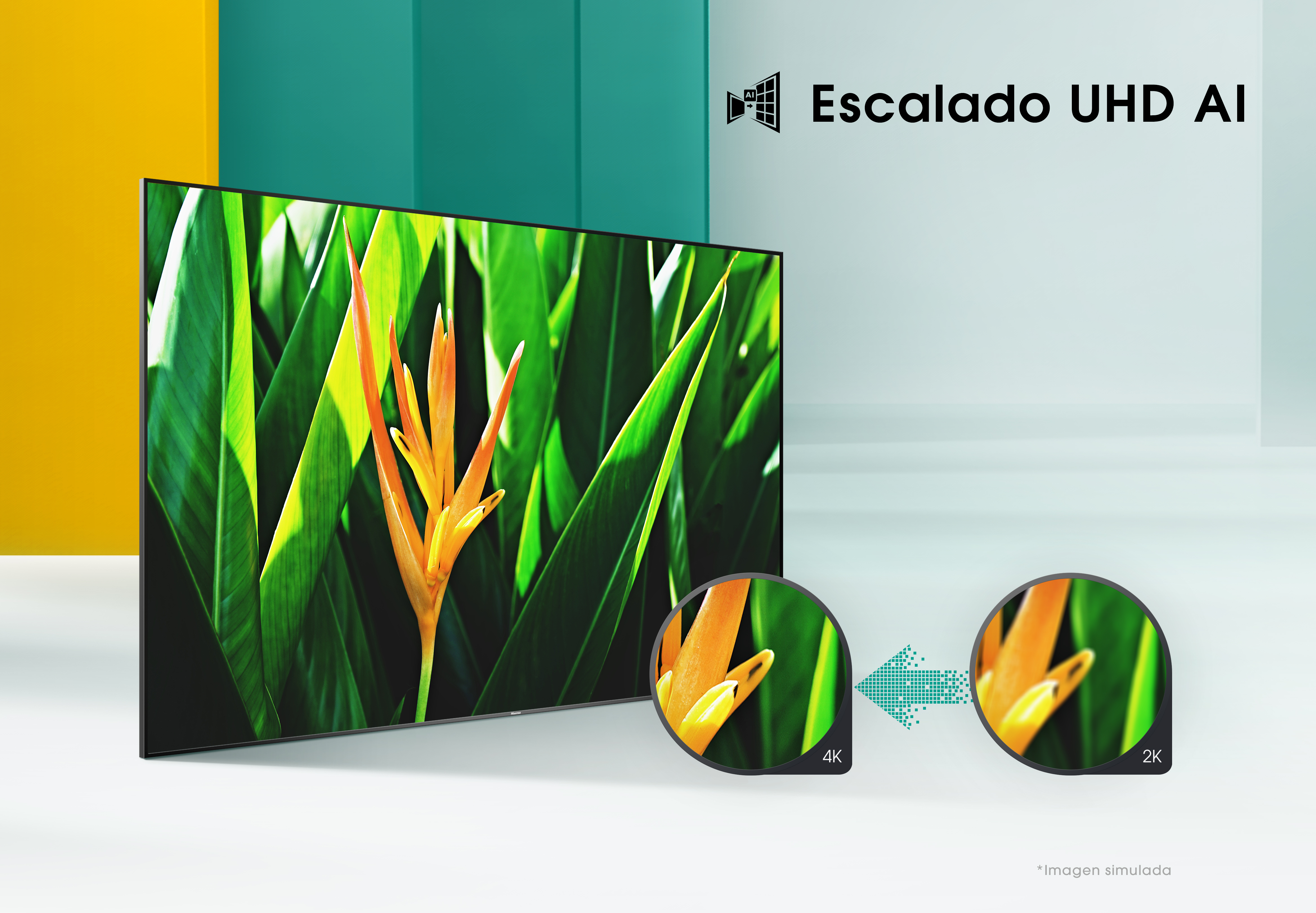 UHD TV 4K-Upscaler Hisense