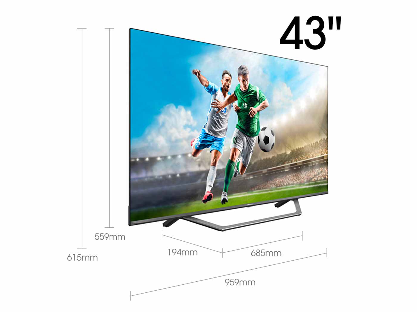 Hisense - UHD TV 43A7500F 43″