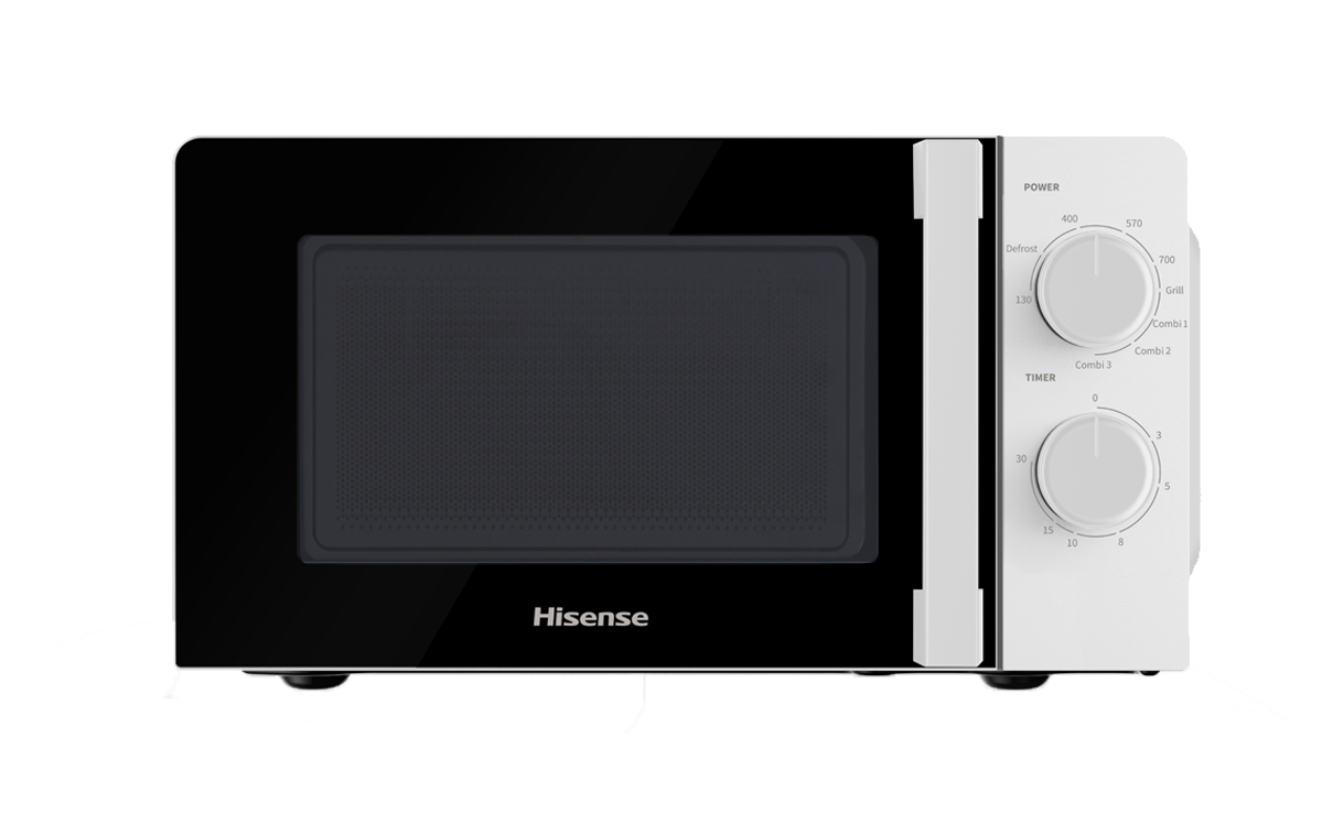 Hisense - Microondas con Grill H20MOWS1HG, 20L    700W / Grill 900W, 
