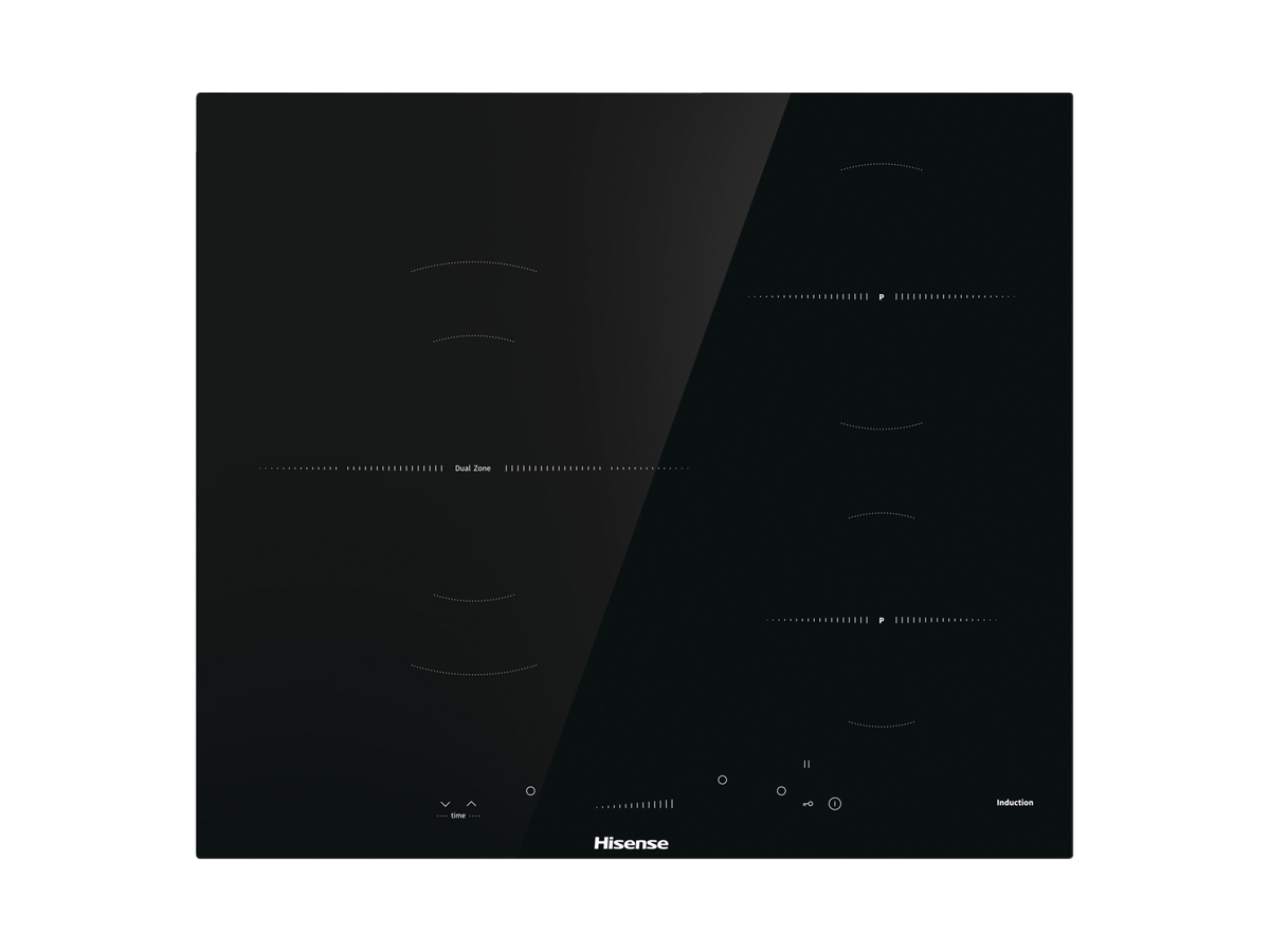 Hisense - Inducción 3 zonas I6341CB 60cm, 7200W / Zona Grande 28cm, 