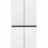 Americanos Cross Door RQ563N4GW1 – Frigorífico Americano 4 Puertas, Clase F , 454L, Cristal Blanco