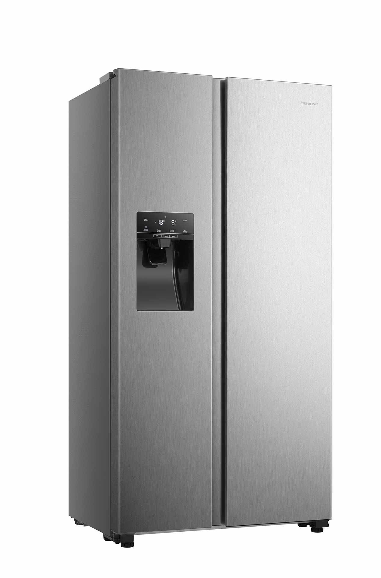 Hisense - RS650N4AC2 – Frigorífico Americano Side By Side, Clase E, 499L, Inox