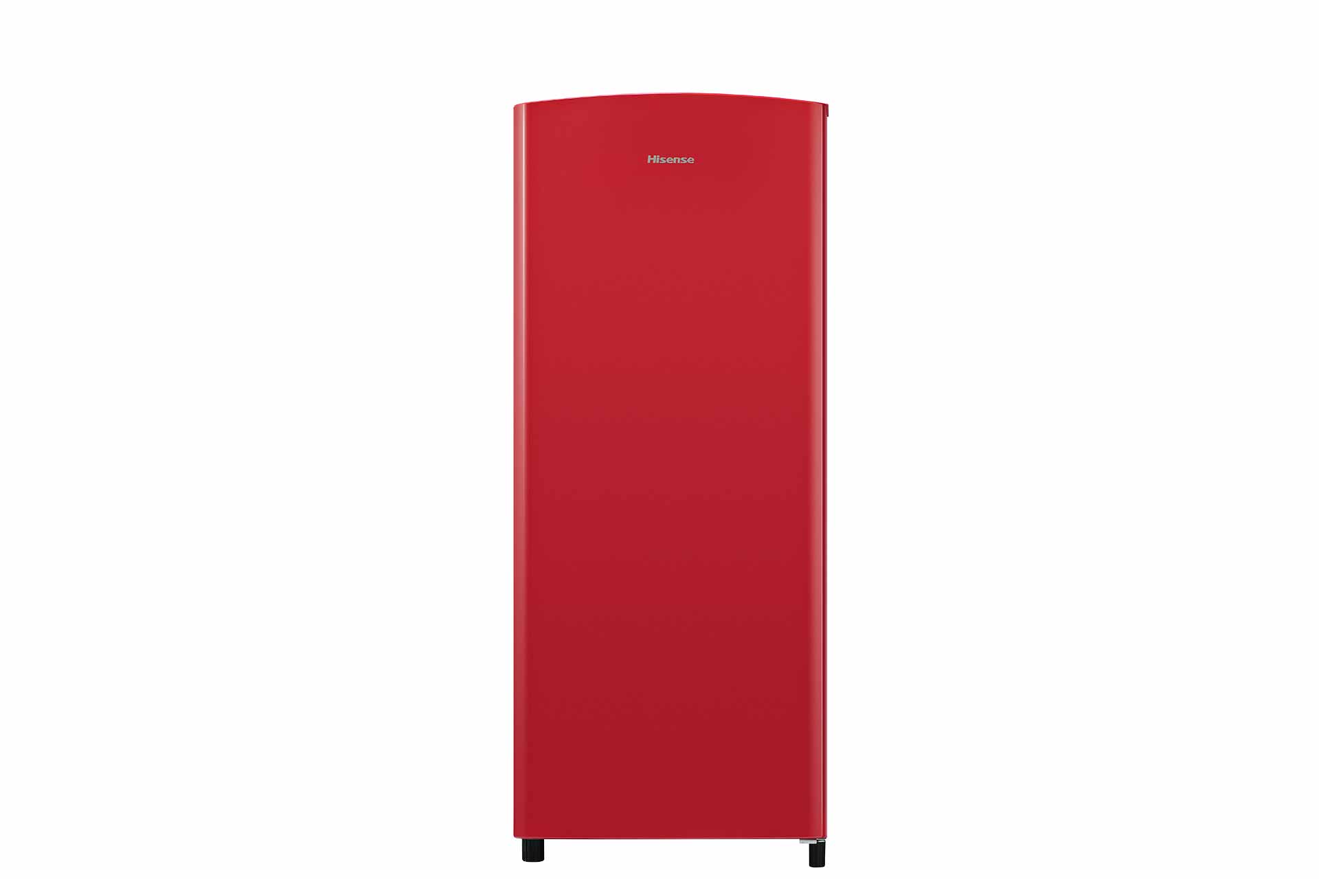 Hisense - RR220D4ARF – Frigorífico 1 Puerta, Clase F , 165L, Rojo