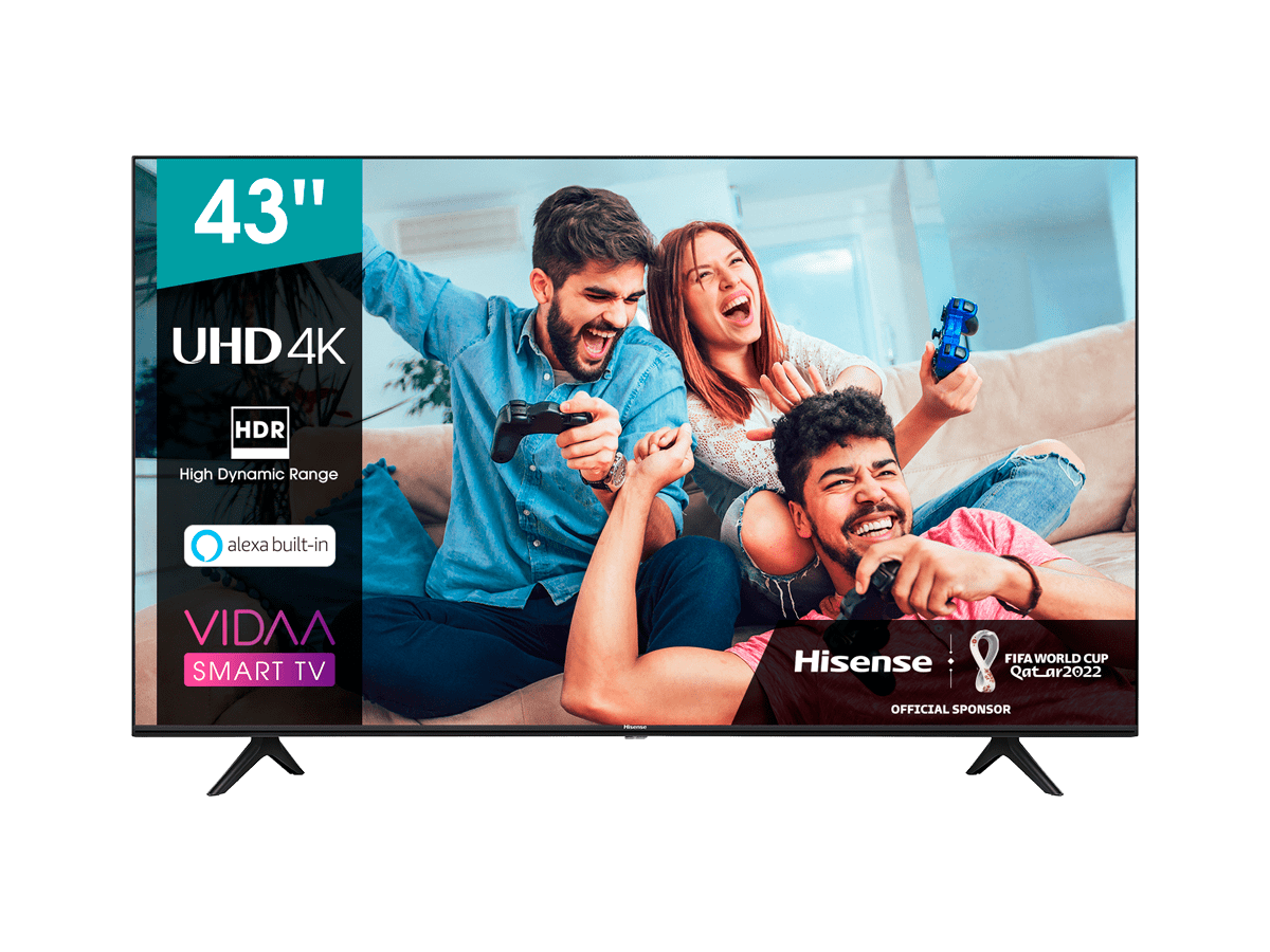 Televisor Hisense 43 pulgadas LED 4K Ultra HD Smart TV