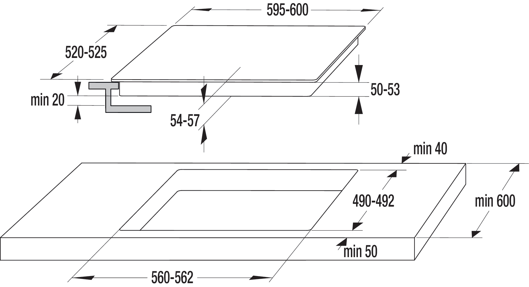 Hisense - Vitro 4 Zonas E6431CB 60cm