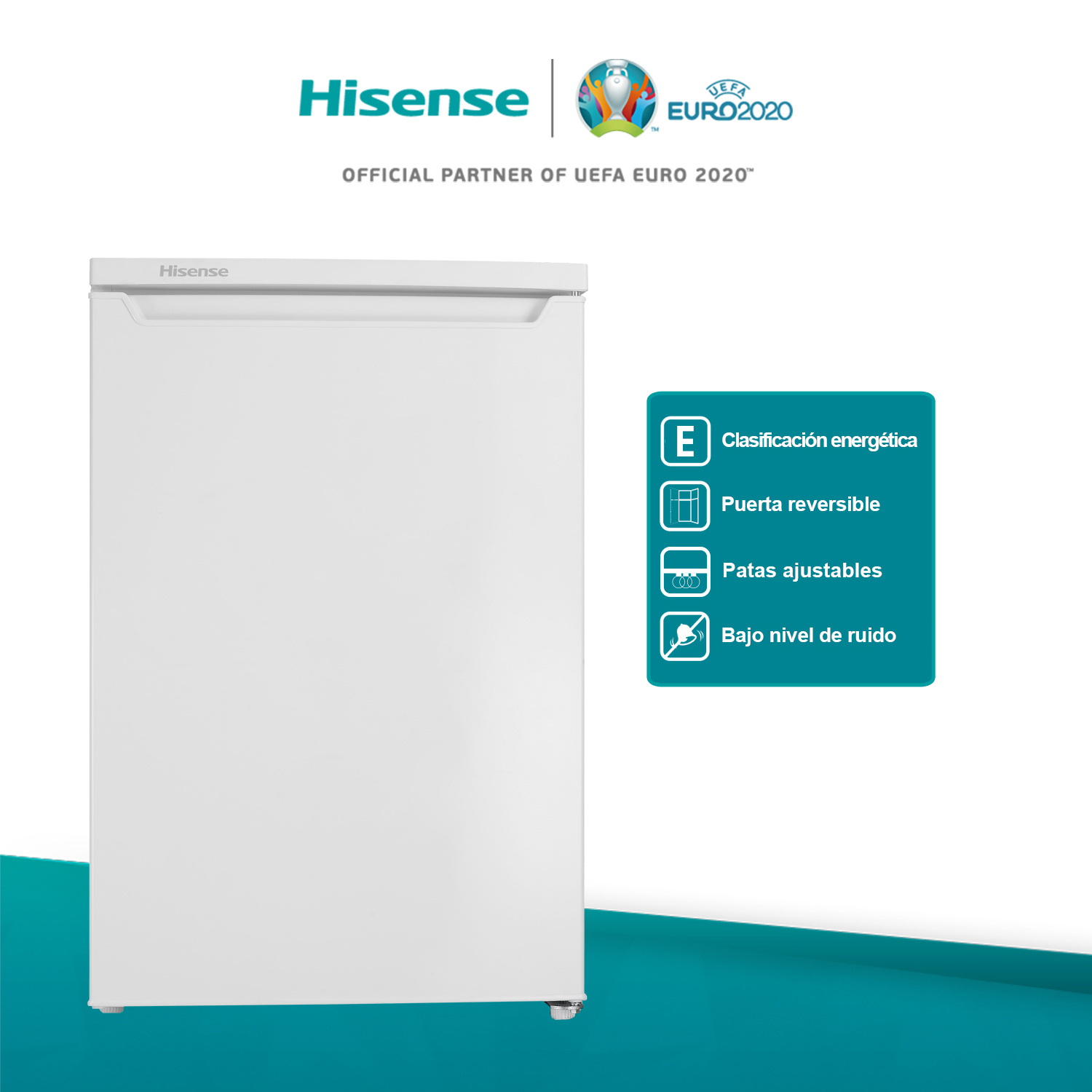 Hisense - RL170D4AWE – Frigorífico 1 Puerta, Clase E , 133L, Blanco