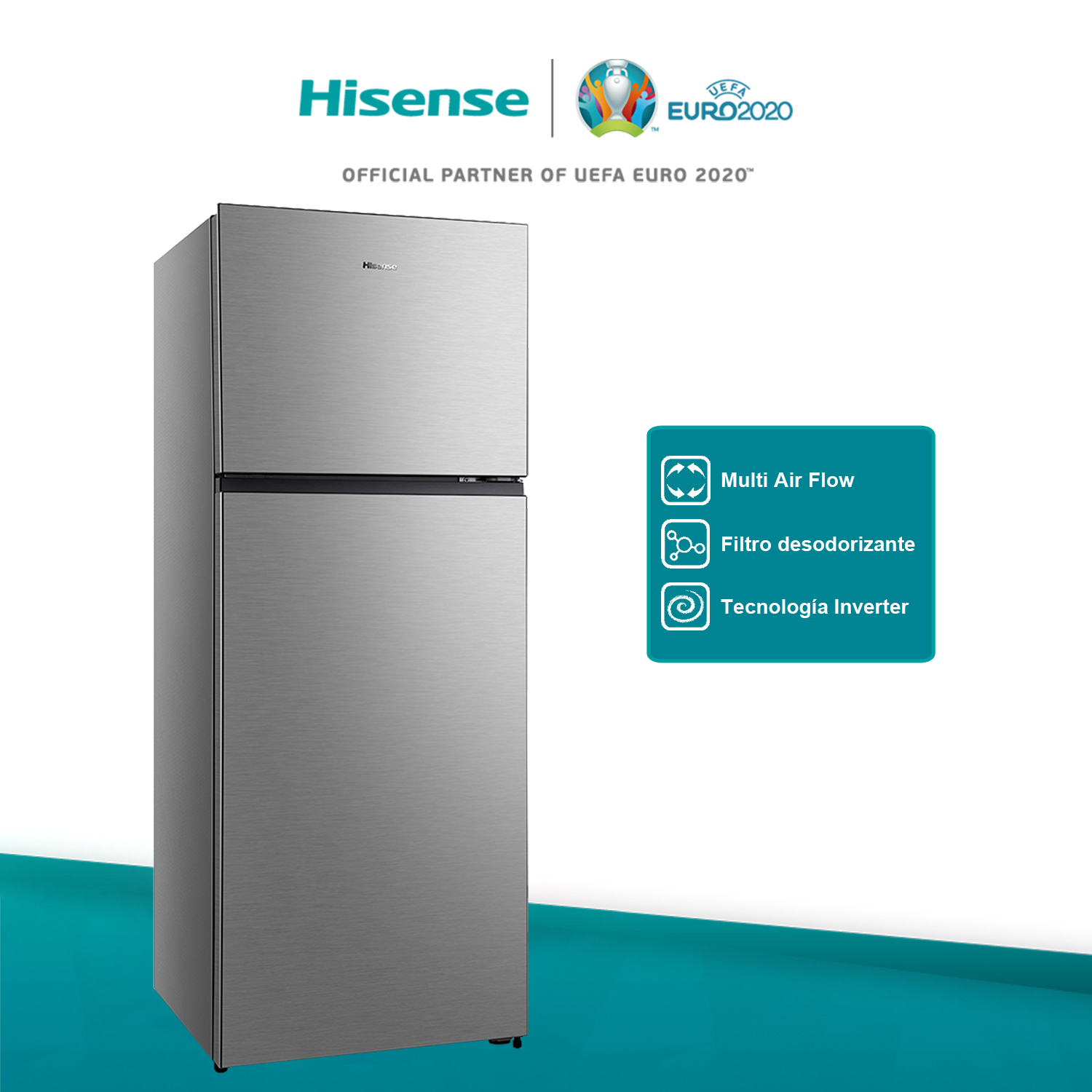 Hisense - 2 PUERTAS RT600N4DC2