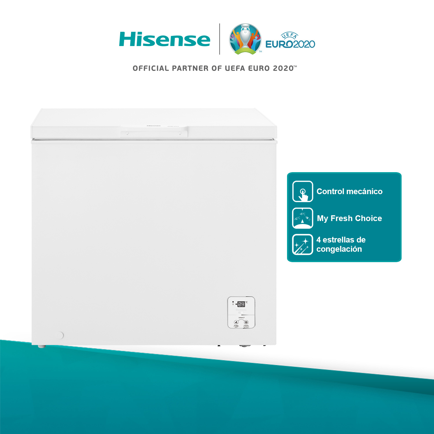 Hisense - Arcón Congelador FT237D4BW21