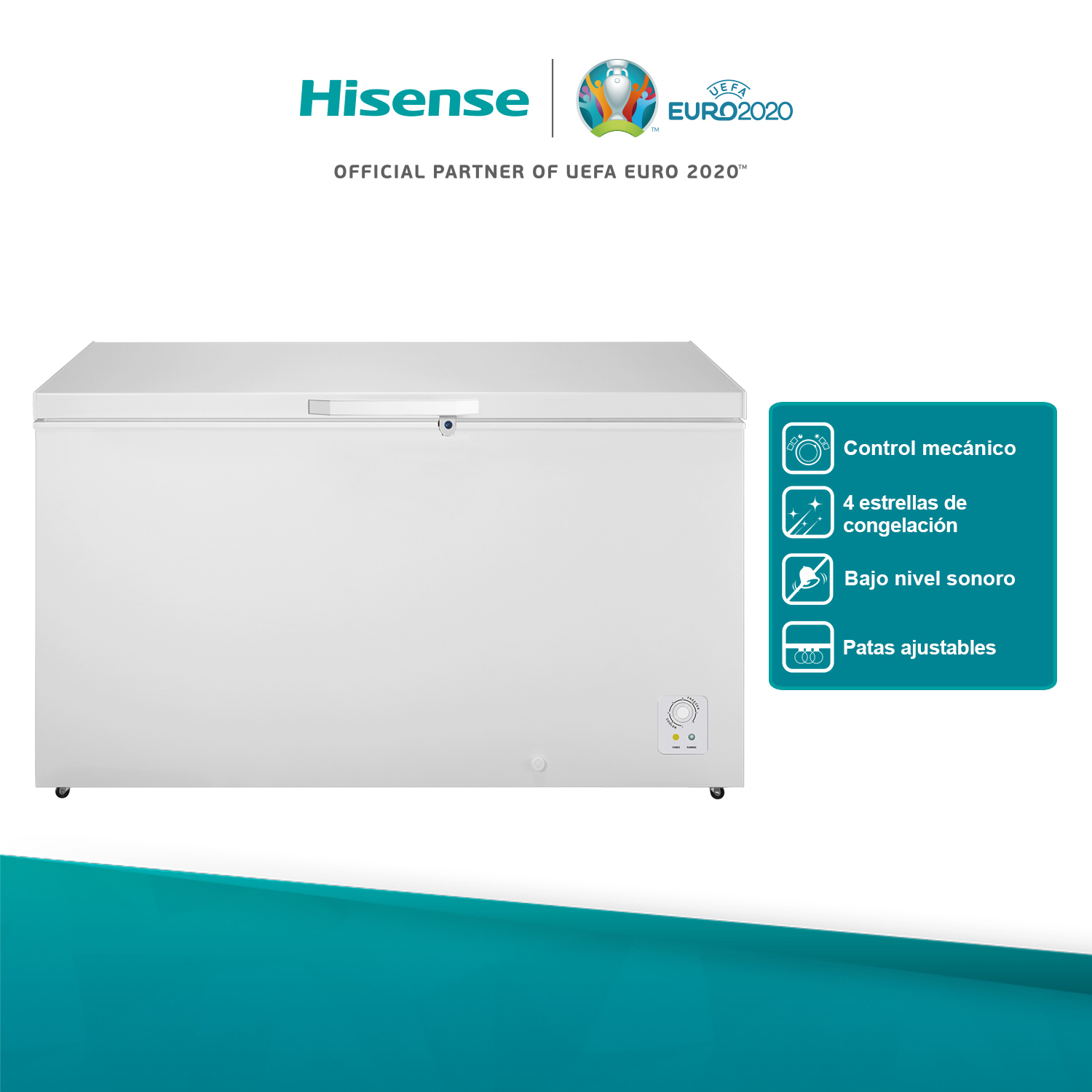 Hisense - Arcón Congelador FT546D4AW1