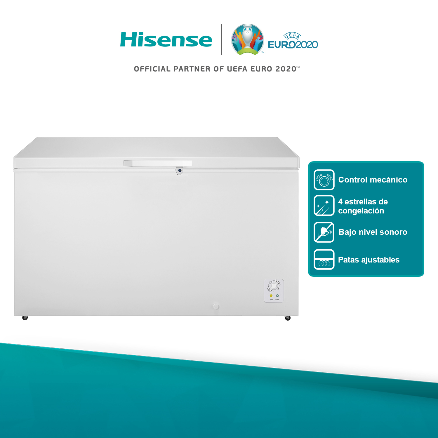 Arcón congelador Hisense FT184D4AWYE - AUTONOMÍA 135 H