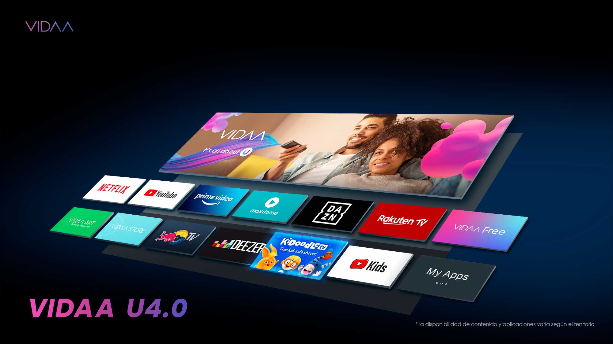 Laser TV Smart TV VIDAA U4.0 Hisense