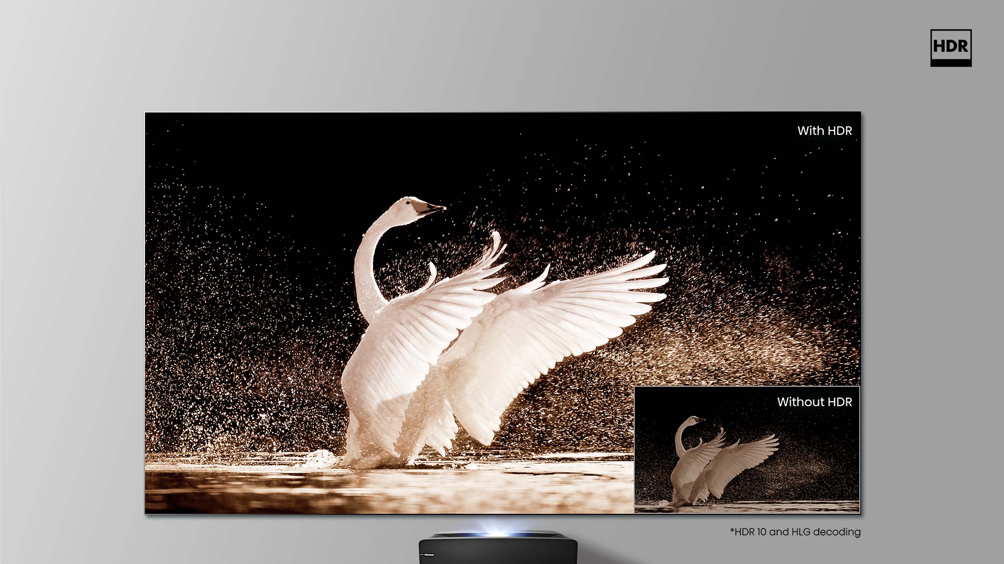 Laser TV High Dynamic Range Enhances Details Hisense