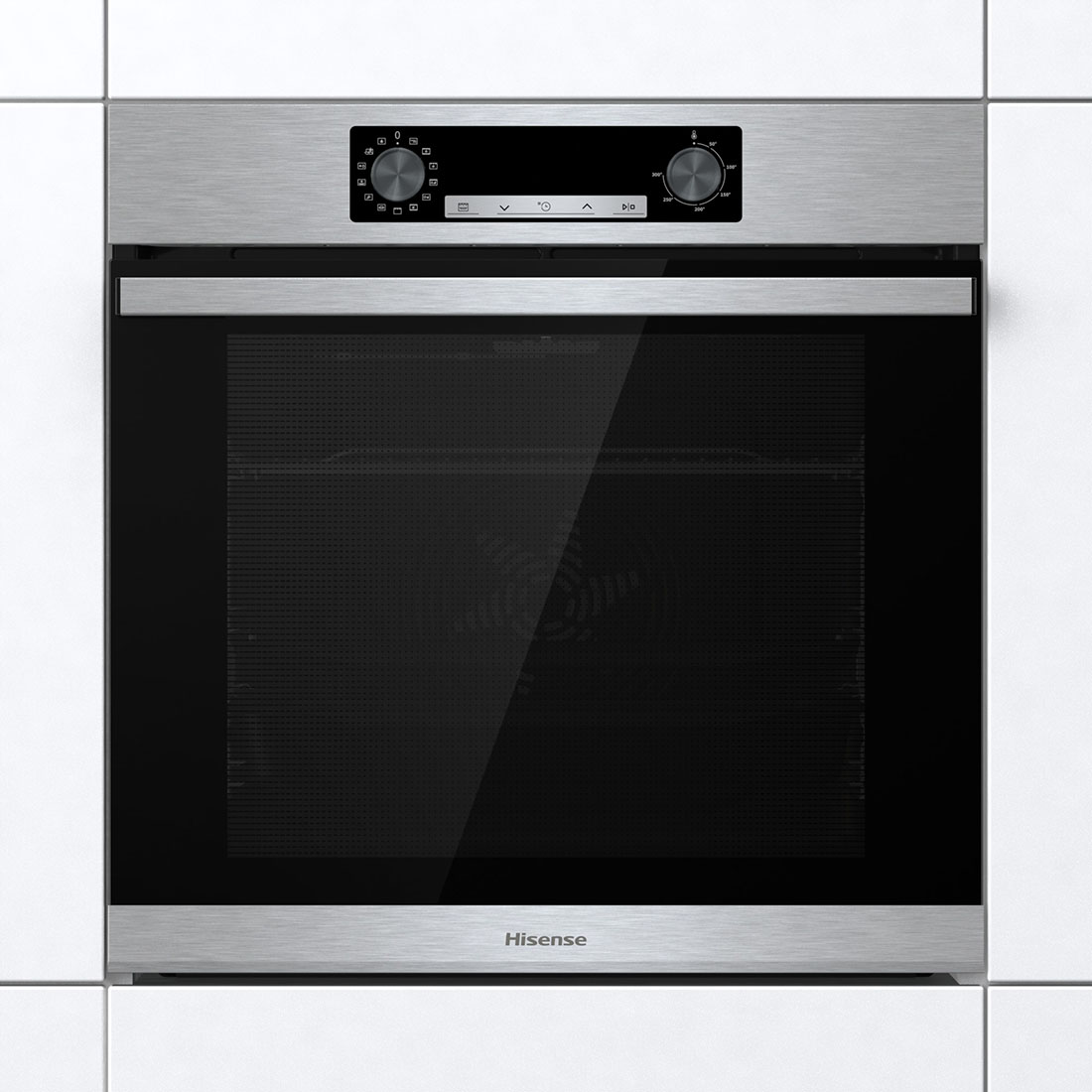 Hisense - BSA65226AX – Horno Hidrolítico, Cocción Vapor Añadido, Clase A, 77L, Gris Inox