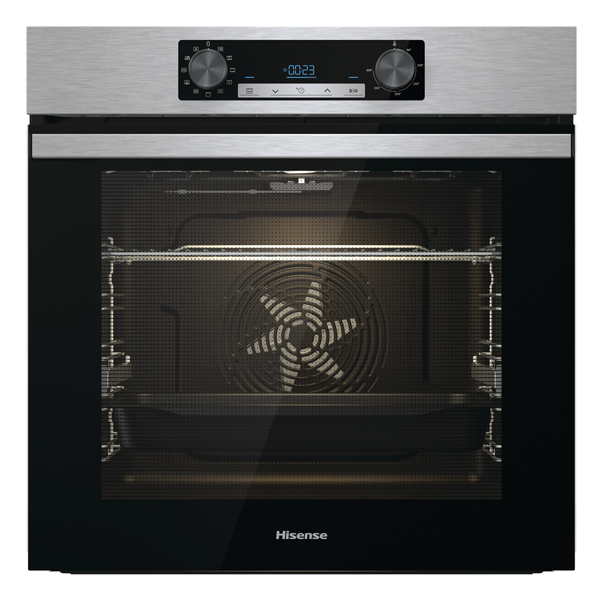 Hisense - BI62216AX – Horno Hidrolítico, Clase A, 77L, Gris Inox