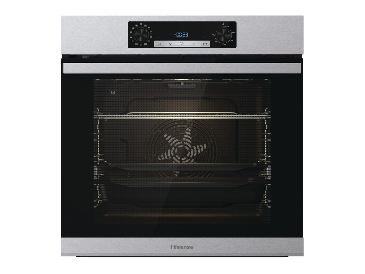 Hisense - BSA65226PX – Horno Pirolítico, Cocción Vapor Añadido, Clase A+, 77L, Inox, , 