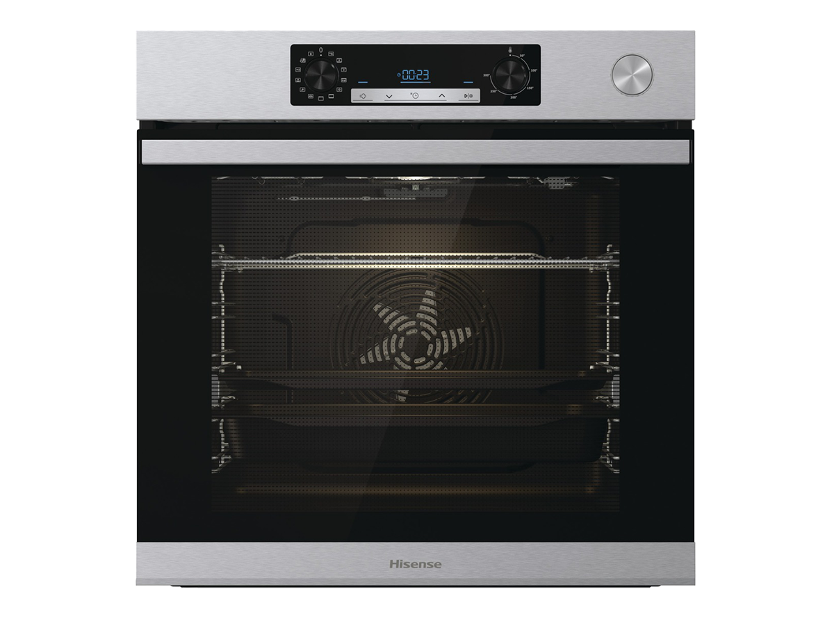 Hisense - Horno Limpieza a Vapor BSA66226AX, Cocción Vapor con Depósito, 