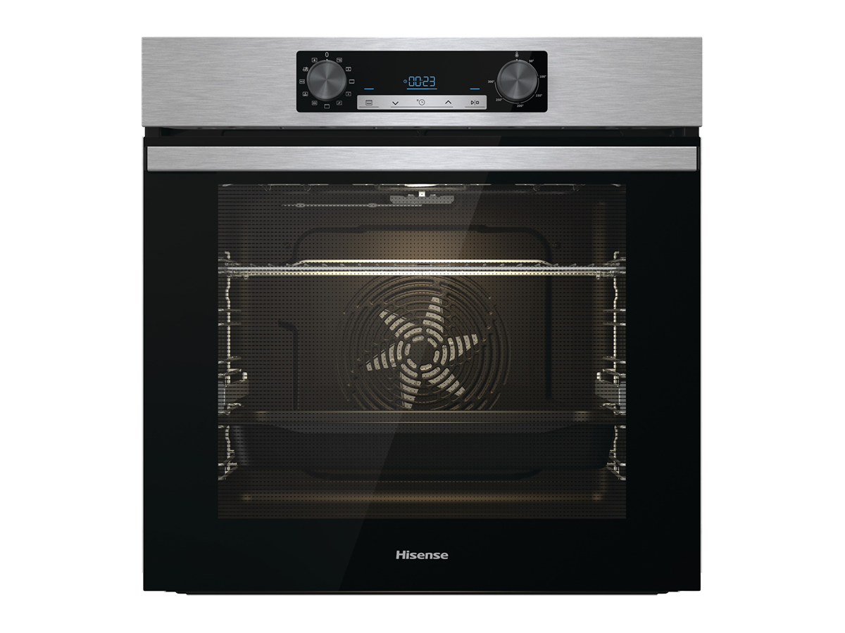 Hisense - BI62216AX – Horno Hidrolítico, Clase A, 77L, Gris Inox, , 