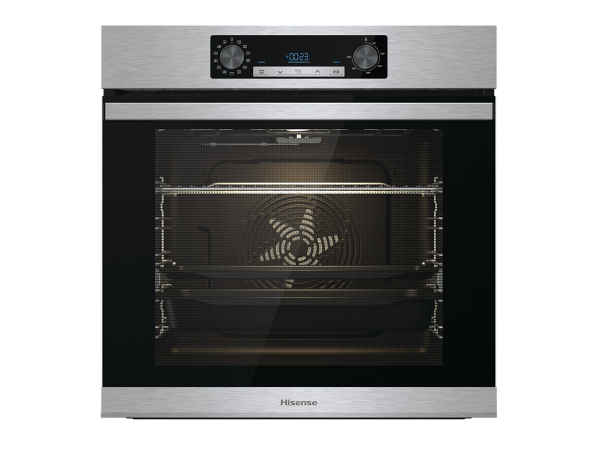 Hisense BSA65226AX - Horno Hidrolítico, Cocción Vapor Añadido, Clase A,  77L, Gris Inox