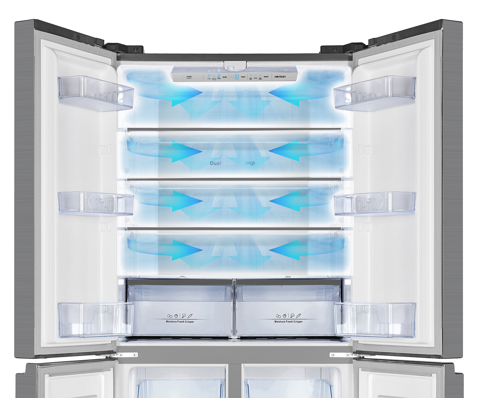 Frigorífico con sistema Multi Air Flow Hisense