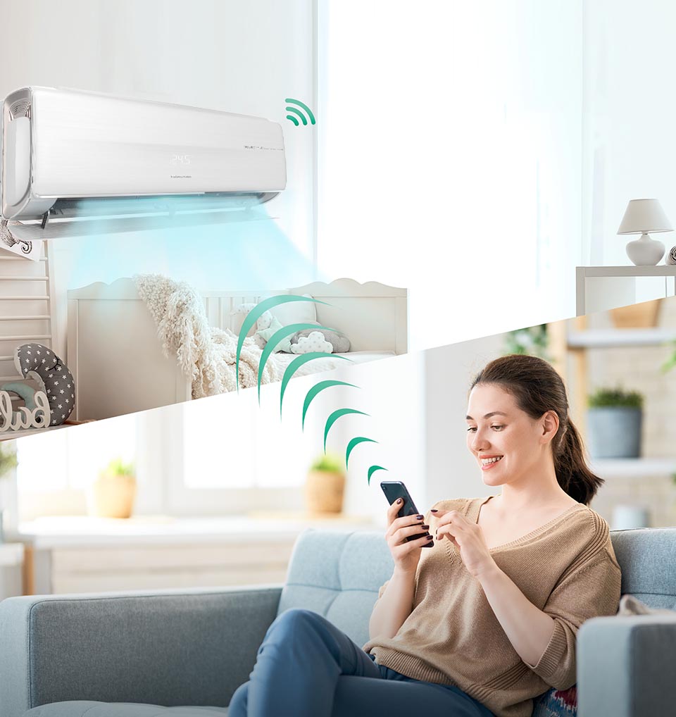 Aires acondicionados Hisense con control Wifi