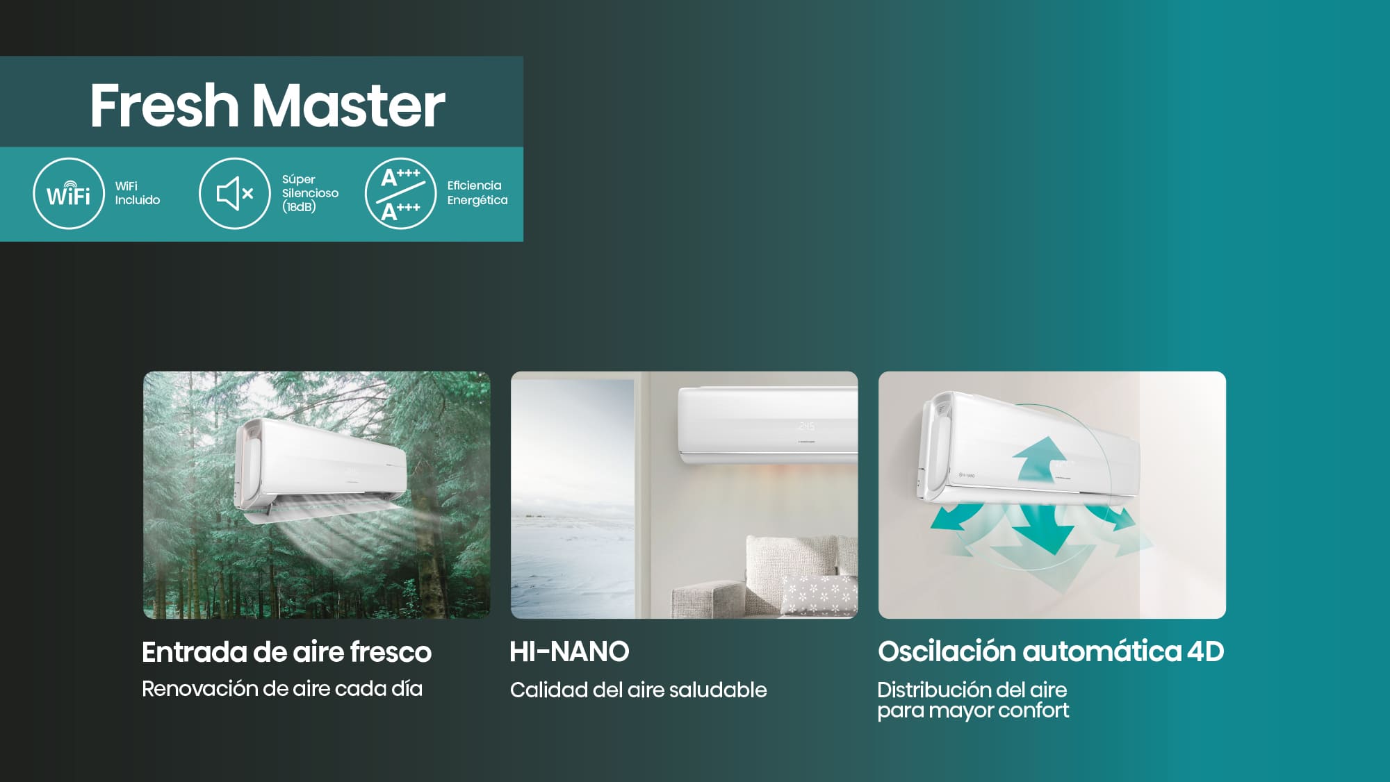 Features Aire acondicionado Freshmaster