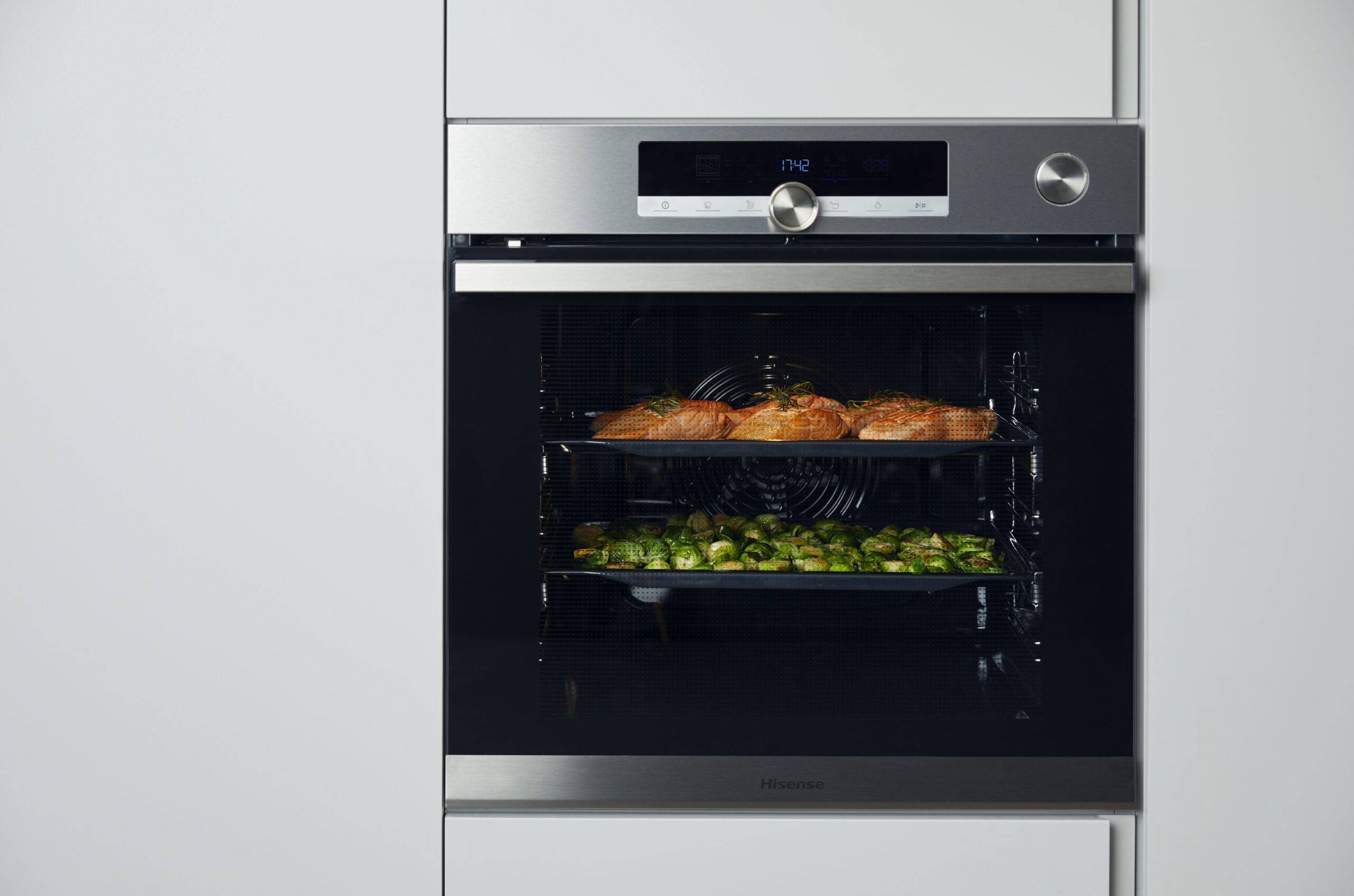 Hisense BSA65226AB Horno Multifunción con Vapor y Función Freidora