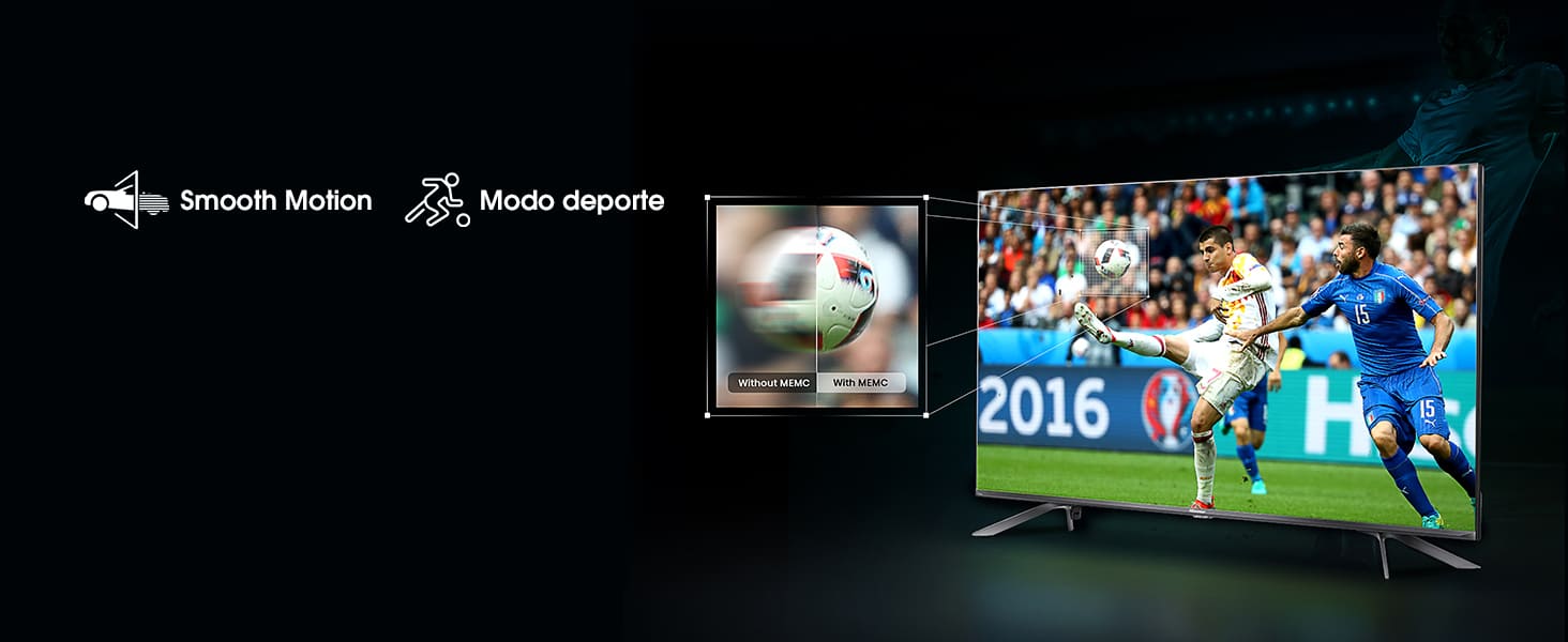 QLED TV sports mode Hisense