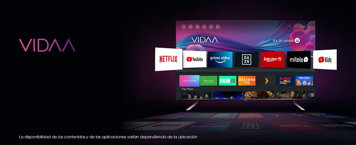 TV VIDAA U5 Hisense