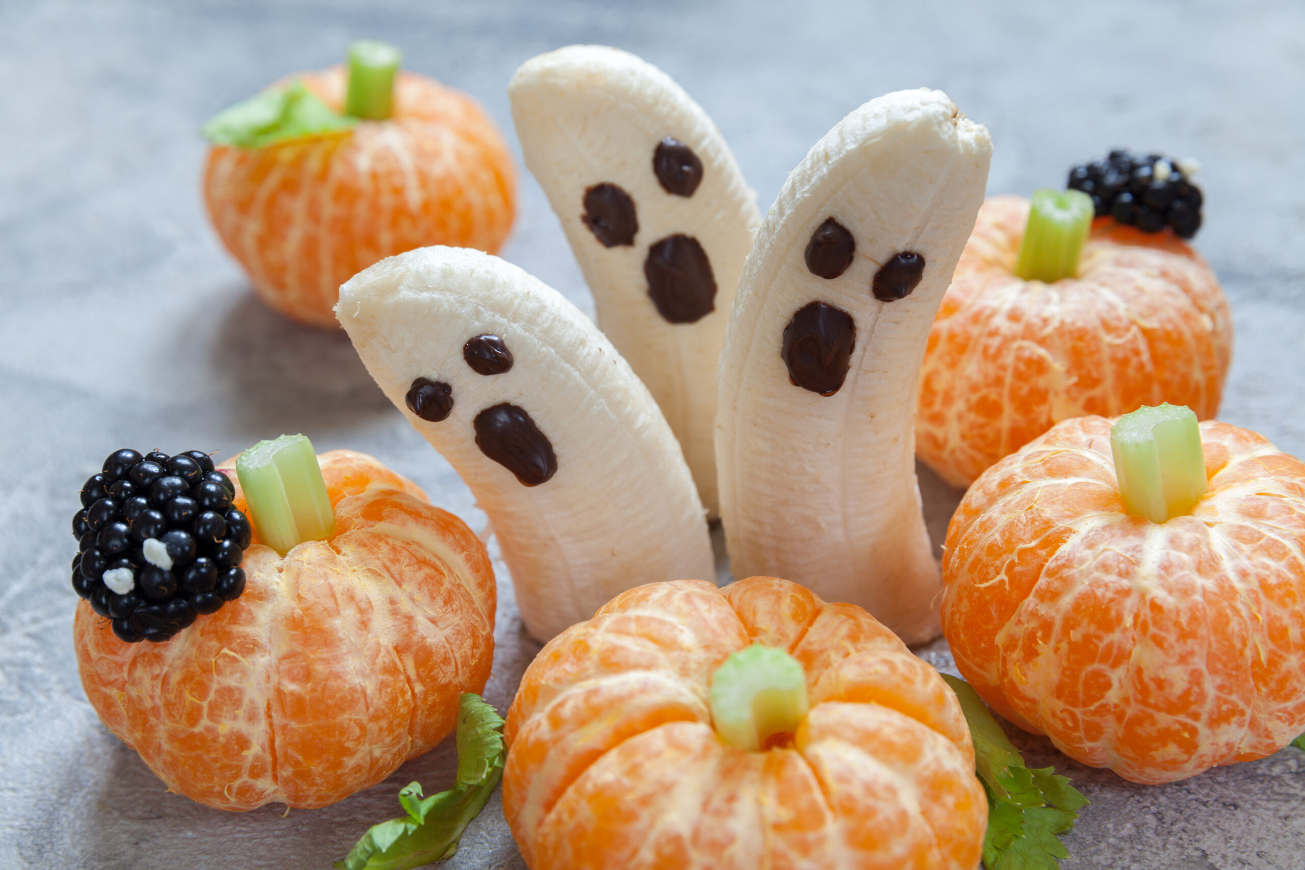 Receta plátano fantasma Halloween Hisense