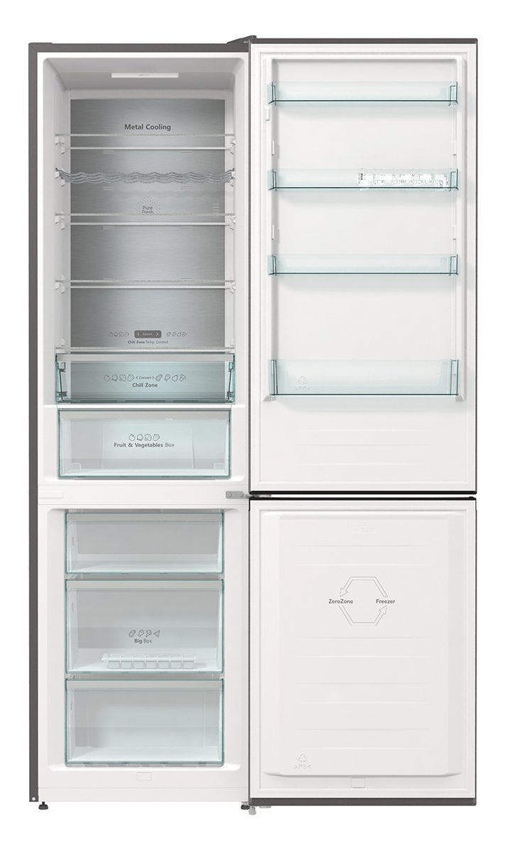 Hisense - RB470N4SIC – Frigorífico Combi 2 Puertas, Clase C , 361L, Inox