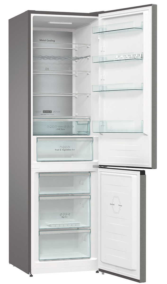 Hisense - RB470N4SIC – Frigorífico Combi 2 Puertas, Clase C , 361L, Inox