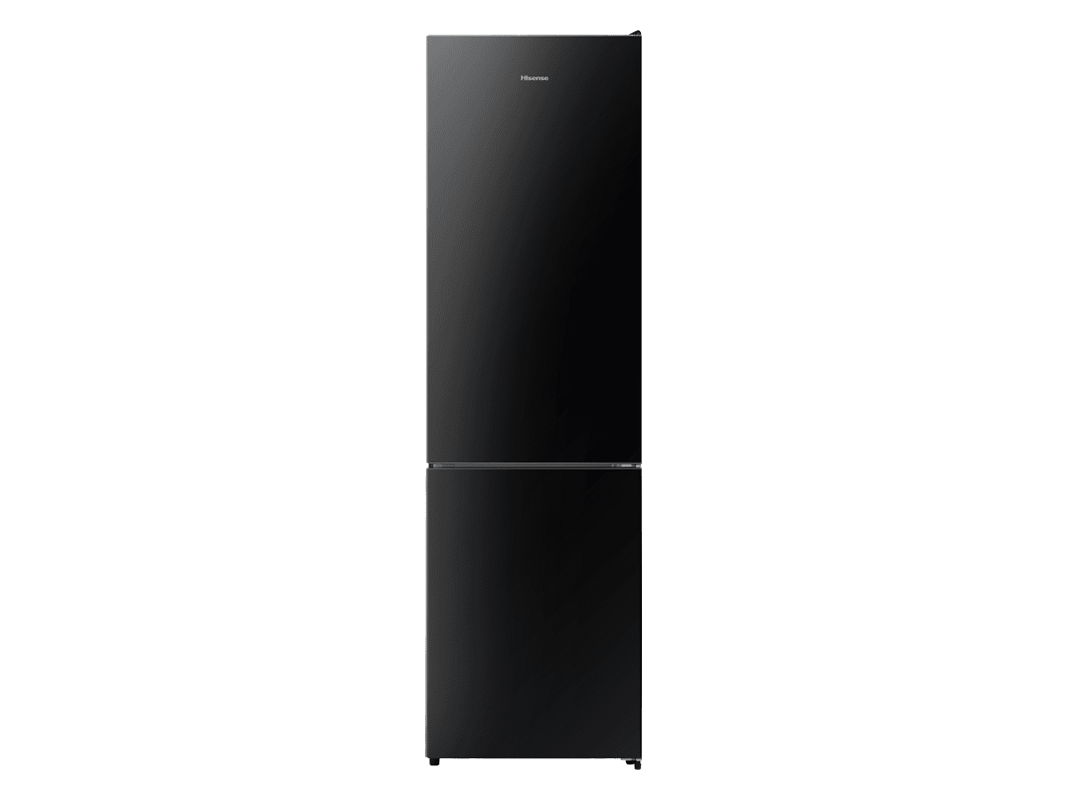 Hisense - RB440N4GBD – Frigorífico Combi 2 Puertas, Clase D , 336L, Cristal Negro