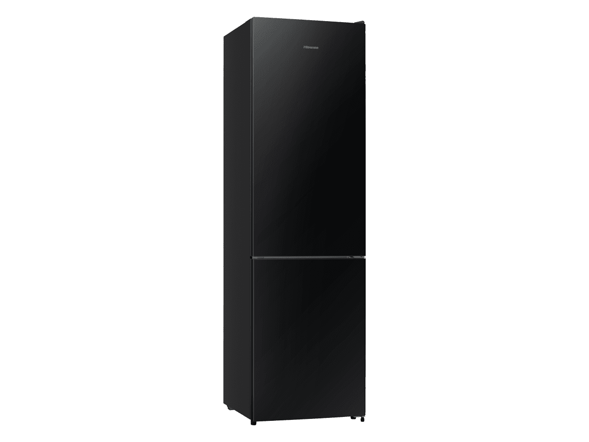 Hisense - RB440N4GBD – Frigorífico Combi 2 Puertas, Clase D , 336L, Cristal Negro