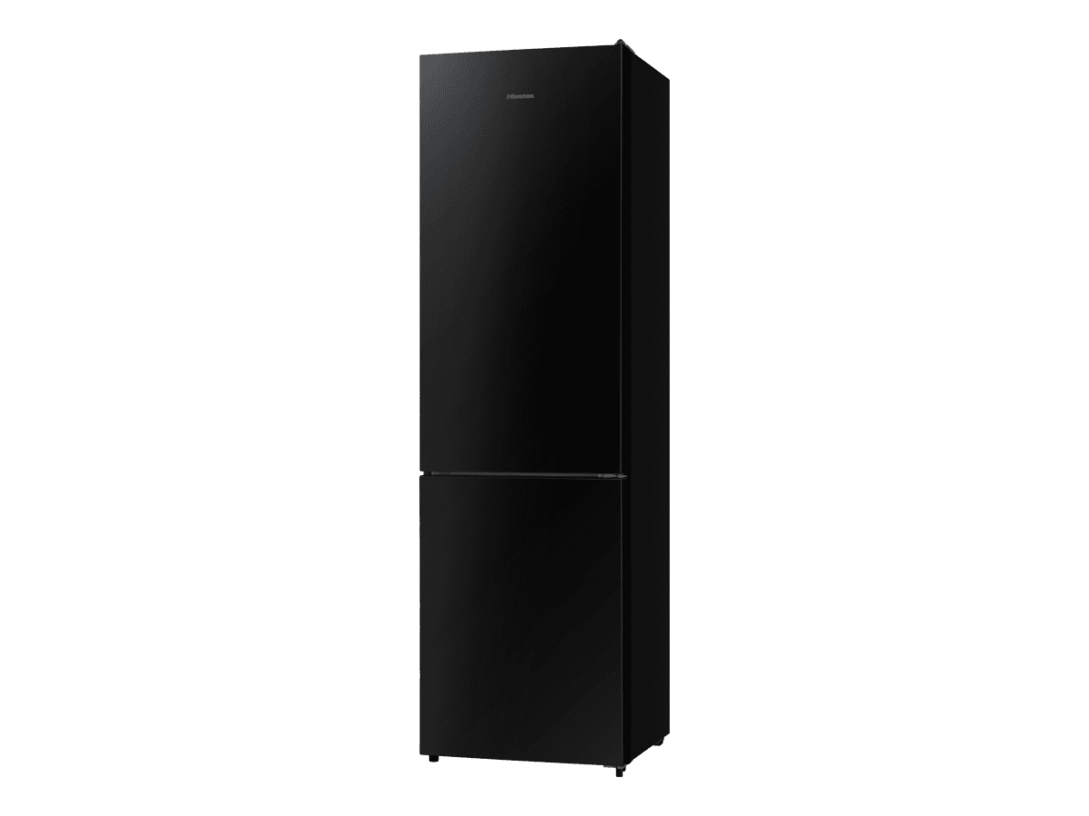 Hisense - RB440N4GBD – Frigorífico Combi 2 Puertas, Clase D , 336L, Cristal Negro