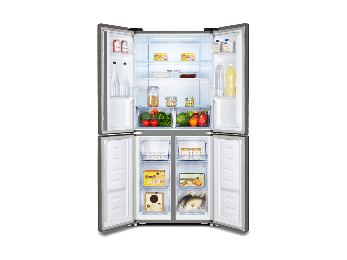 Hisense - Frigorífico 4 Puertas RQ515N4AC2 – Americano, Multi Air Flow, Inverter