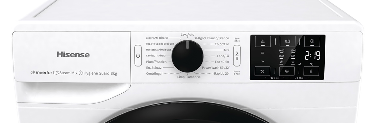 Hisense - Lavadora WFGE801439VM