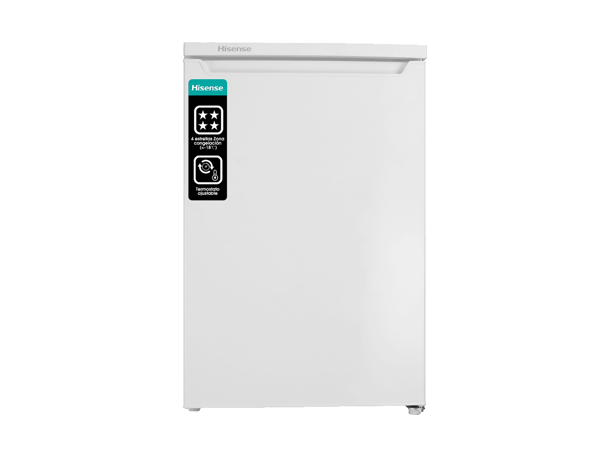 Hisense - 1 PUERTA RR154D4AW2, CLASE: E  CAP: 120L  85x56mm, 