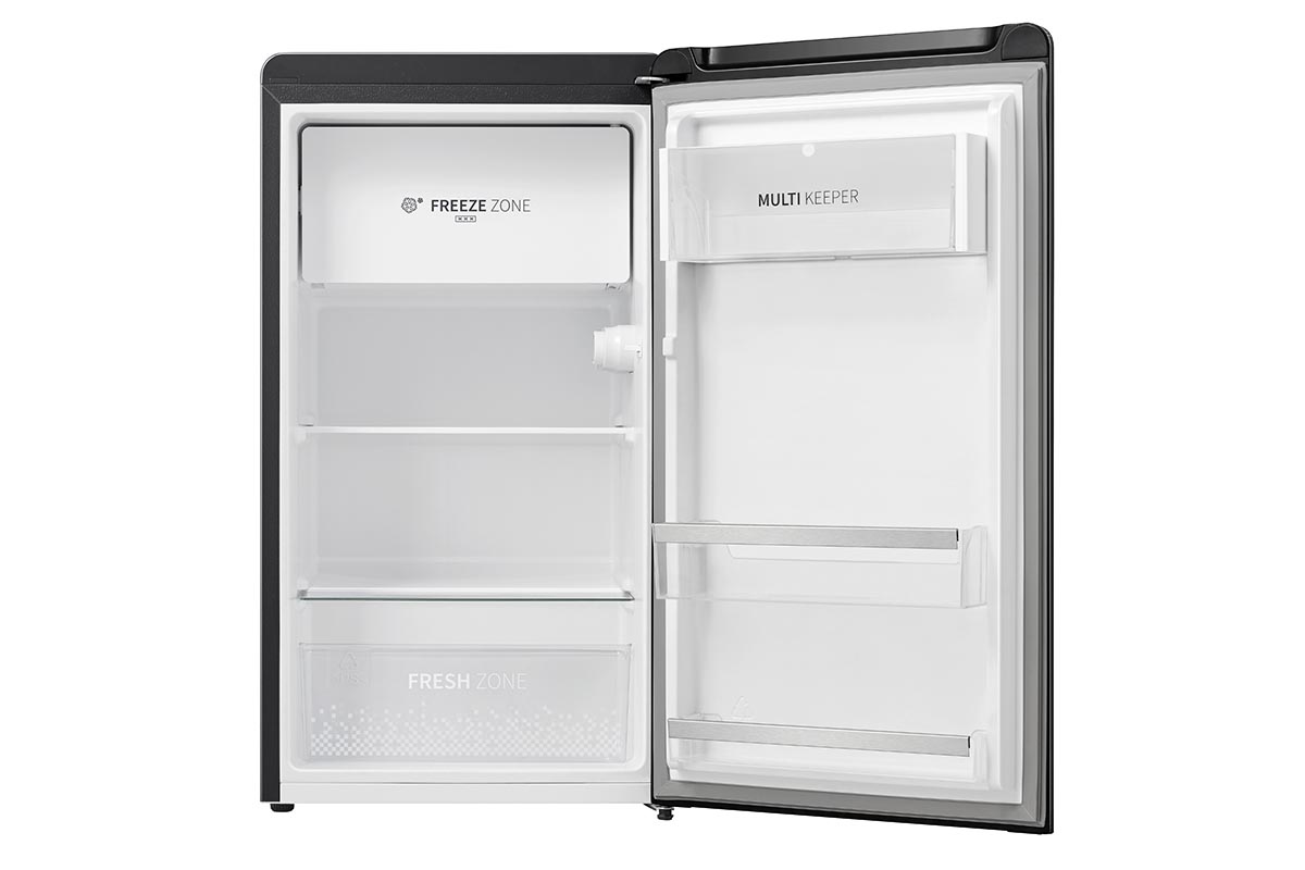 Hisense - RR106D4CBF – Frigorífico 1 Puerta, Clase F , 82L, Negro