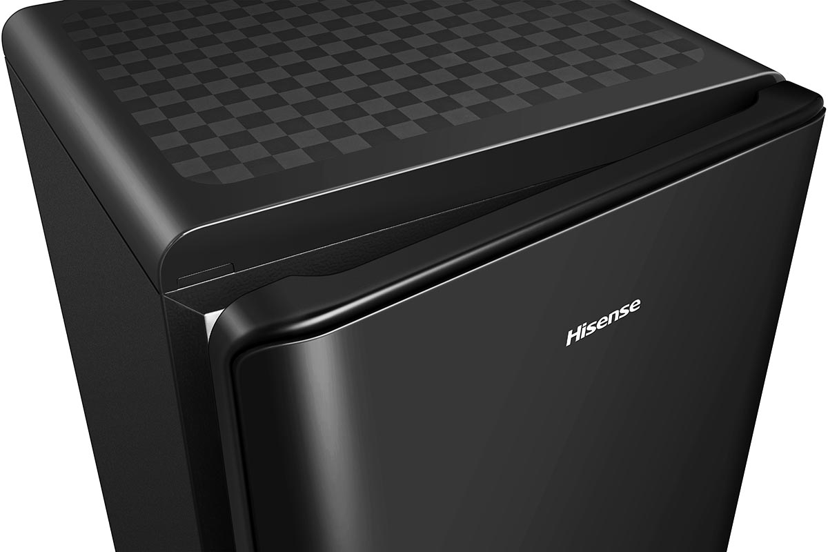 Hisense - RR106D4CBF – Frigorífico 1 Puerta, Clase F , 82L, Negro