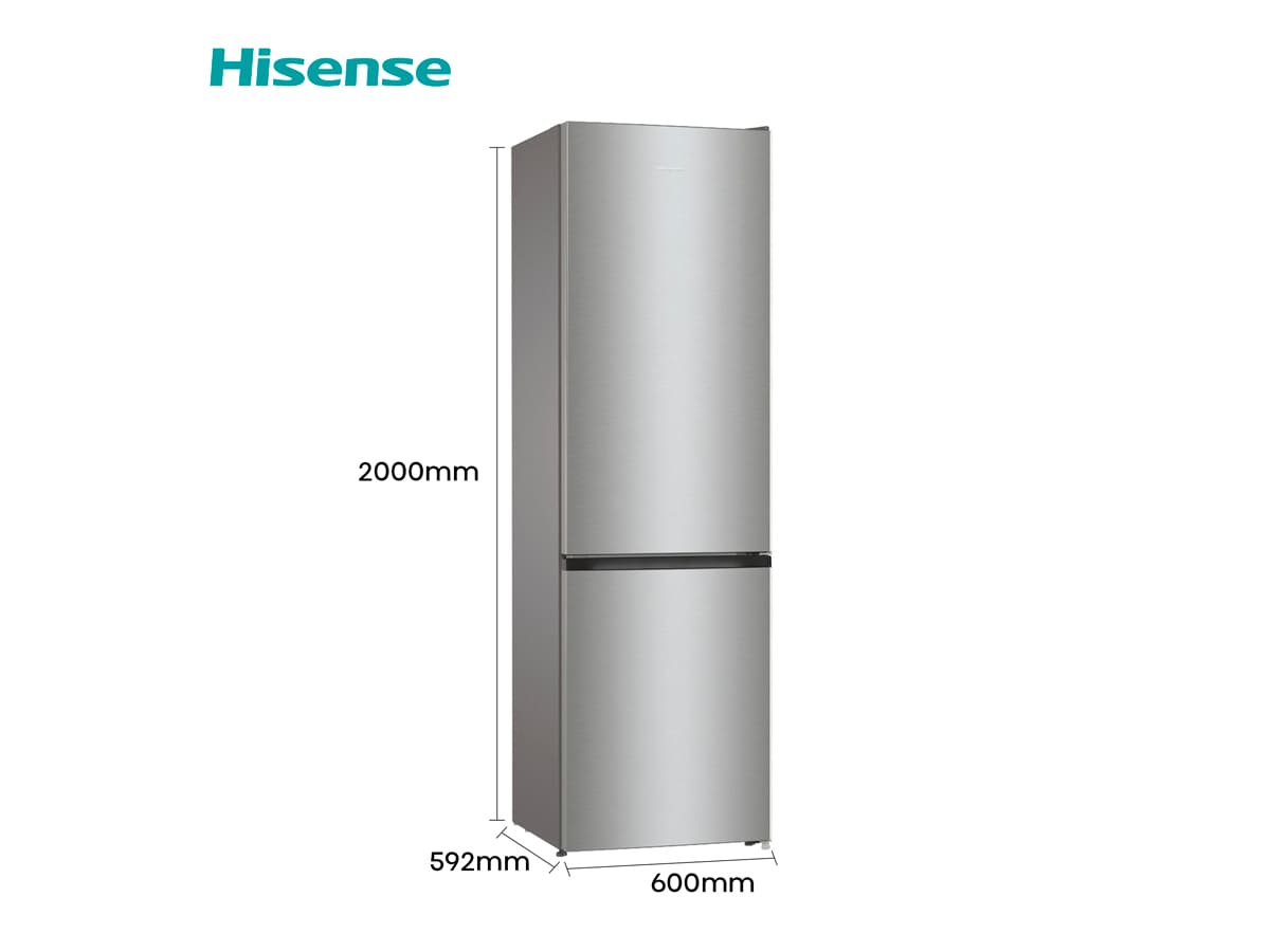 COMBI HISENSE RB434N4AC2 200x60 A++/E INOX