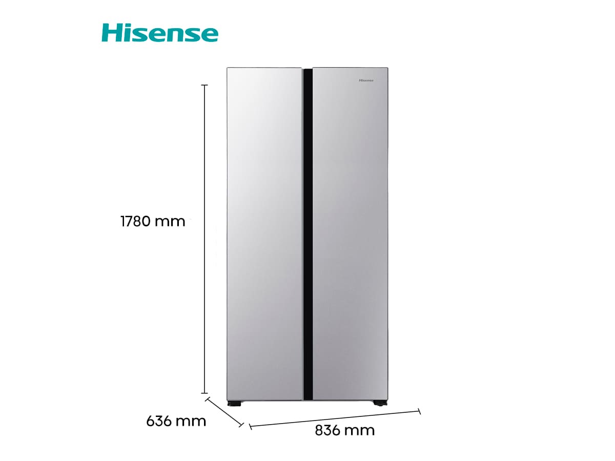 Hisense - Side by Side RS566N4AD1