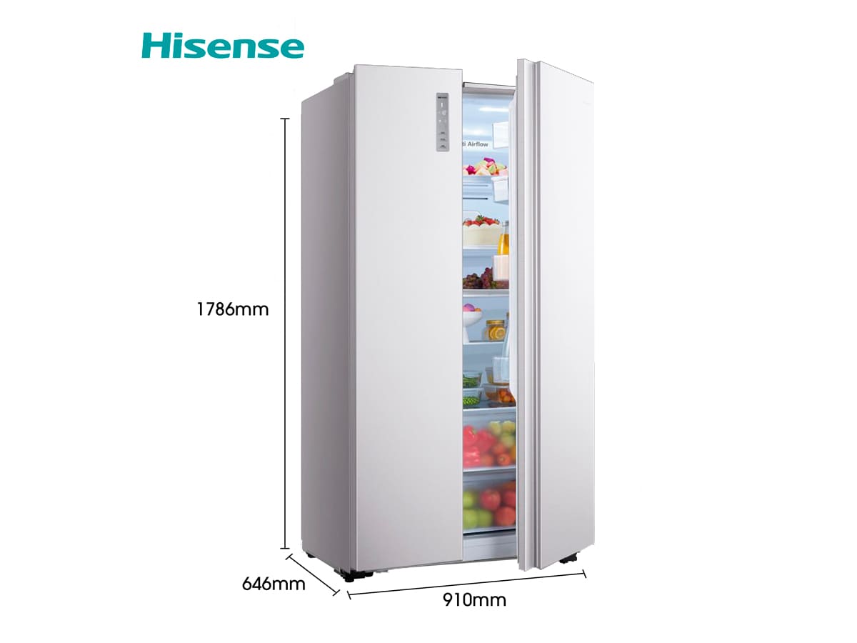 Hisense - Side By Side RS677N4AWF