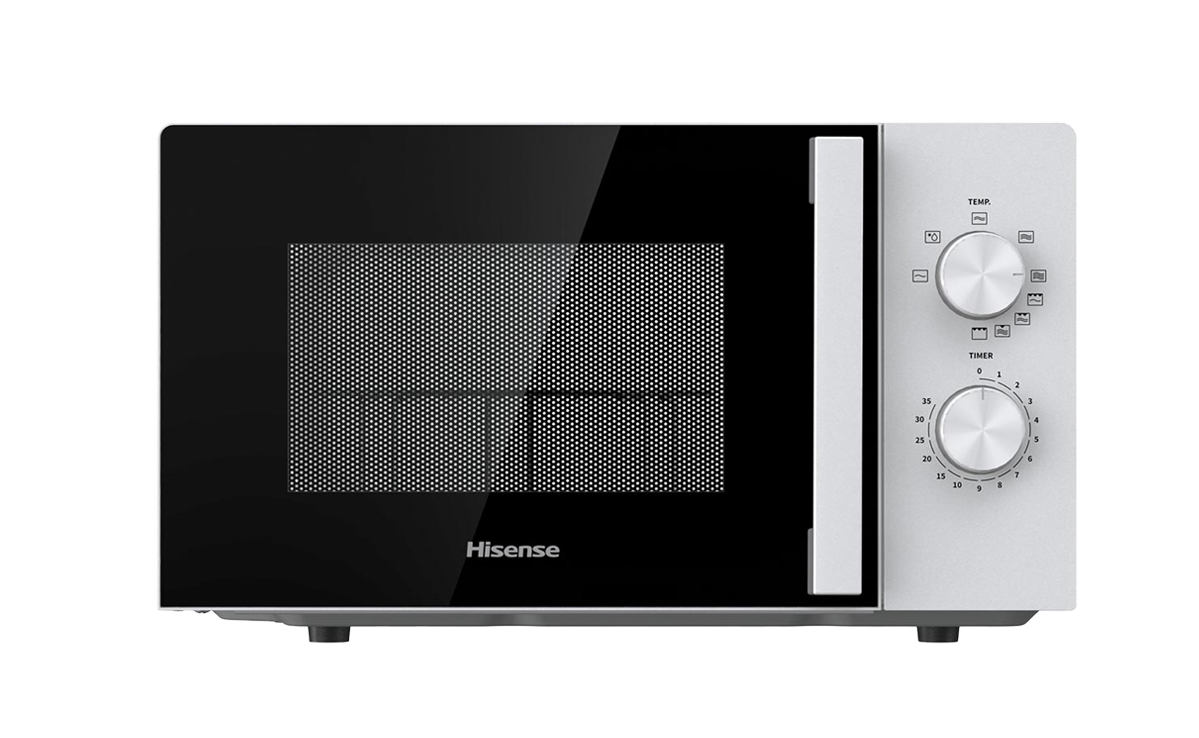 Hisense - H20MOWP1HG – Microondas Con Grill, 20L, Blanco, , 