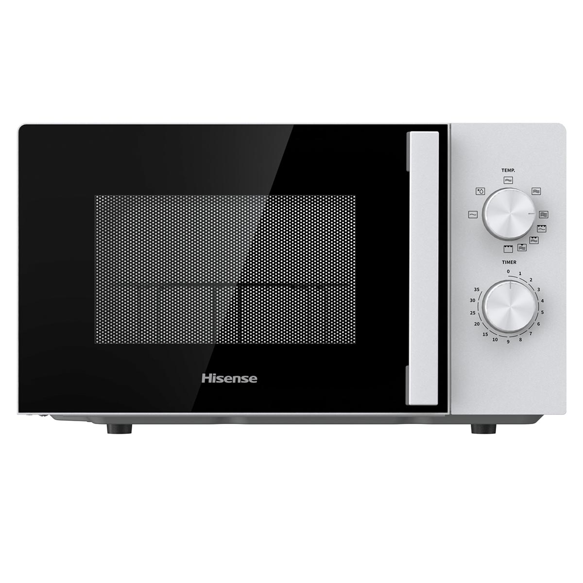 Hisense - H20MOWP1HG – Microondas Con Grill, 20L, Blanco